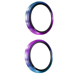 Enhanced Camera Lens Protector - Premium Aluminum Alloy Tempered Glass Cover for Huawei Honor Flip Series (Colorful)