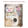 Bra Washing Bag Silicone Mesh Lingerie Bag Anti Deformation Washing Bag for Washing Delicates Bras Underwear Laundry Bag 3
