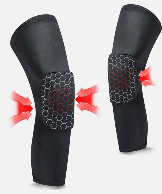 Basketball Volleyball Knee Pads Honeycomb Foam Support Compression Leg Sleeve Knee Brace Support Sport Kneepad Fitness Equipmet 3