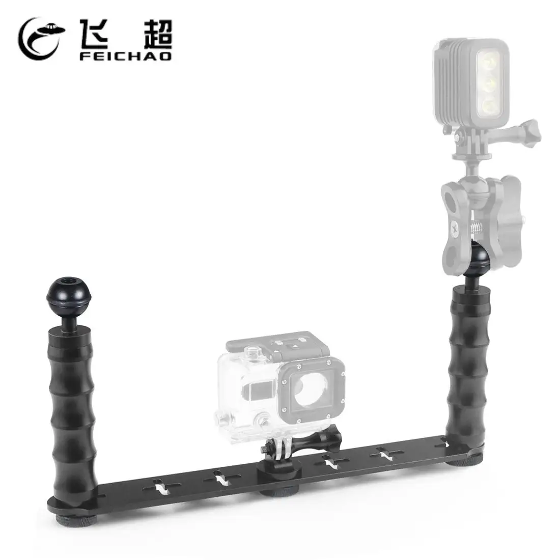 HandheldSelfieMonopodDivingUnderwaterLightArmAluminumMountfor