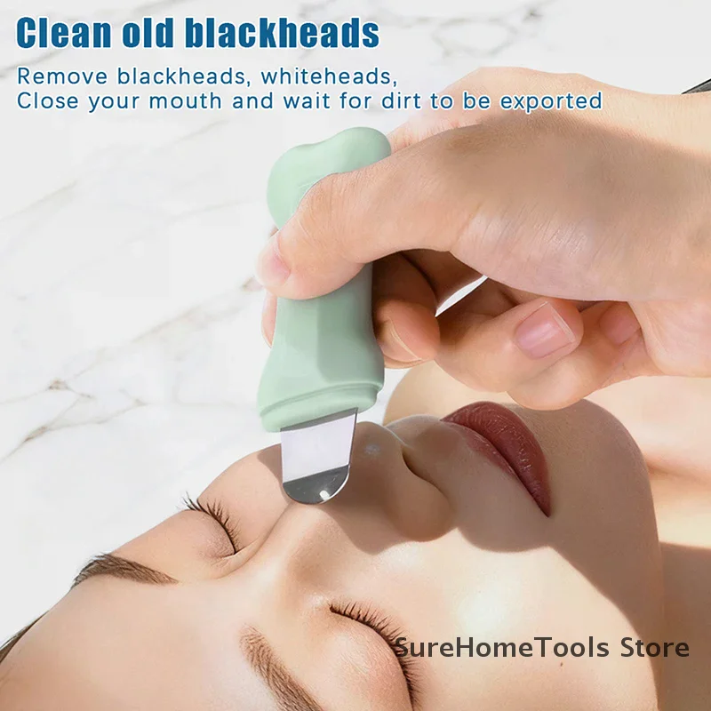 Facial Blackhead Removal Tool Light Thin Face Scraper For Deep Cleansing Face Spatula Nose Whitehead Cleaner Skin Care Beauty To