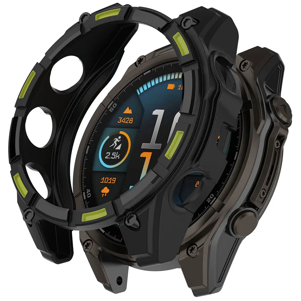 Premium Shockproof TPU Protective Case for Smartwatch - Anti-Scratch Shell for 47mm/51mm Watches
