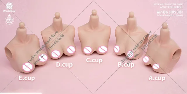 Worldbox 1/6 Female D Cup E Cup Breast Big Bust Replacement Accessories  Model Fit AT201 AT202 AT203 Body（not include Body) - AliExpress