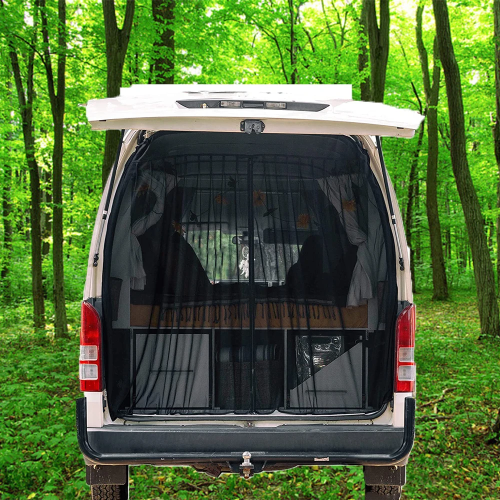 Portellone Barn Door Magnetic Insect Mosquito Fly Screen Net Camper Van Per Vw T5 T6 Mercedes-Benz V250 Mitsubishi L300