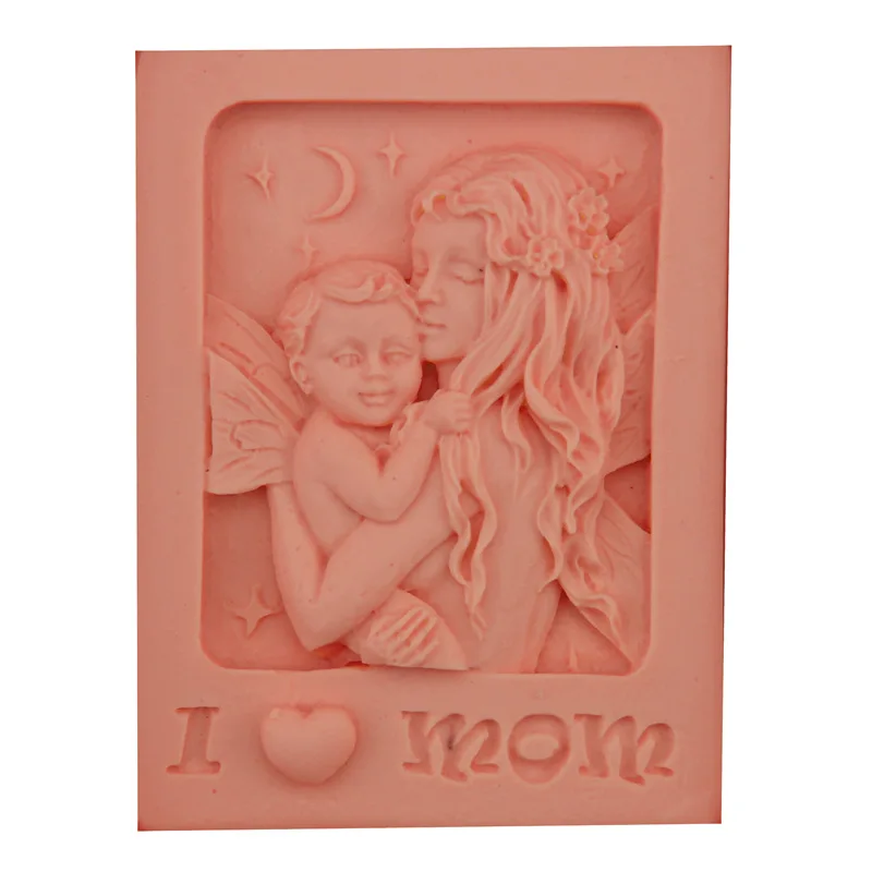 3D Relief Chrysanthemum Silicone Soap Mold Handmade New Moon Flower Bathroom Soap Tool Cake Baking Decoration Craft Supplies