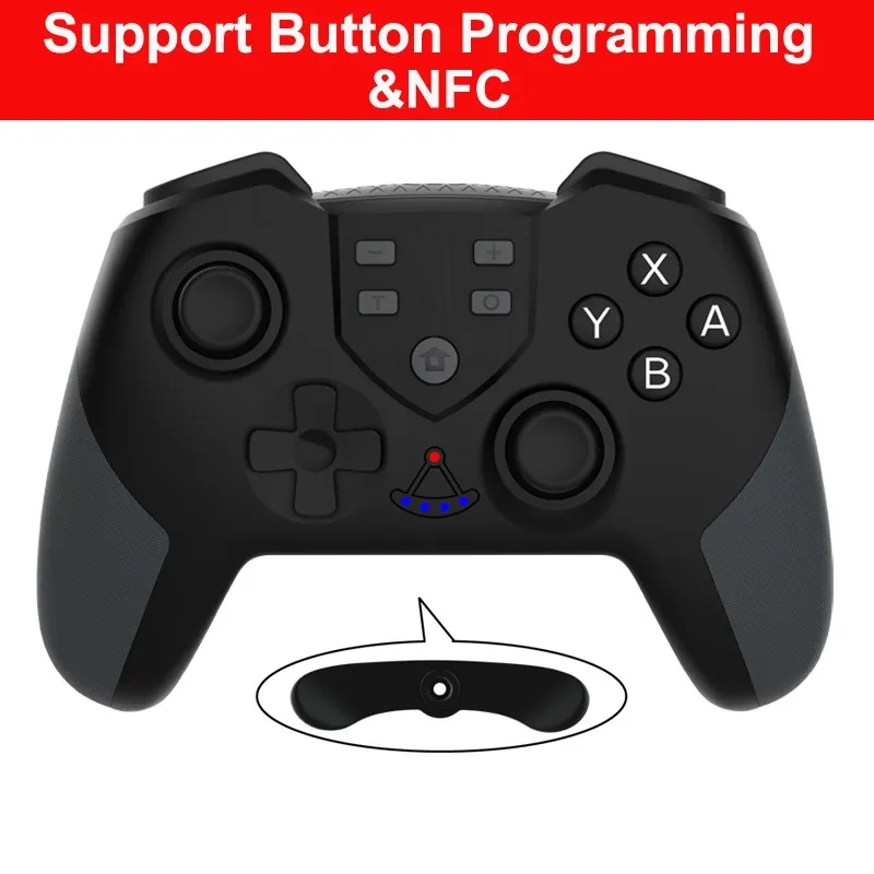 Wireless Support Bluetooth Gamepad Compatible Nintendo Switch Pro/USB PC  For NS Pro Game joystick with NFC 6-Axis vibration 