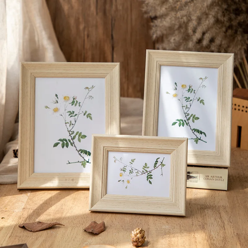 빈티지 아메리칸 스타일 탁상 및 벽걸이 액자, 흰색 크리에이티브 송진 프레임, 6 인치, 8 인치 사진, 1 개