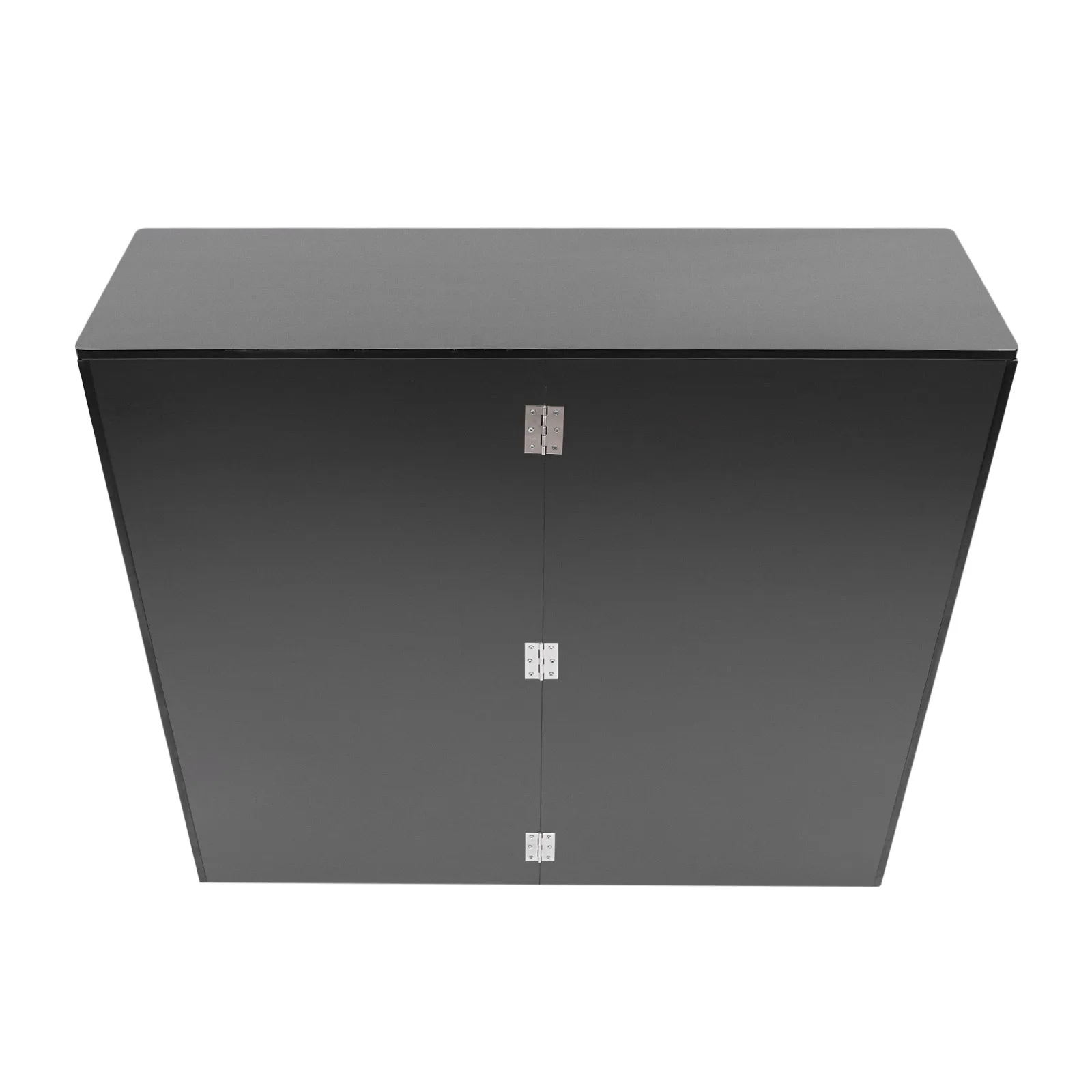 Portable Foldable Black Event Bar Cabinet