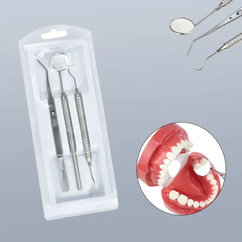 

3 шт./набор, набор инструментов для очистки зубного зеркала
