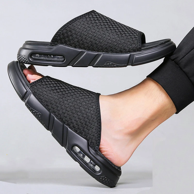 Mens Beach Shoes Casual Slides Non-slip Sports Sneakers Sandals Sneaker Slippers
