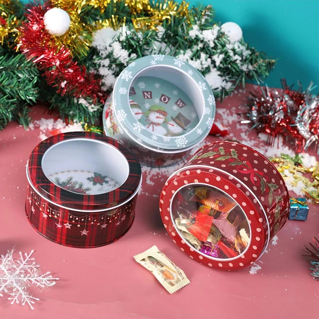  Decorative Christmas Holiday Themed Plastic Containers