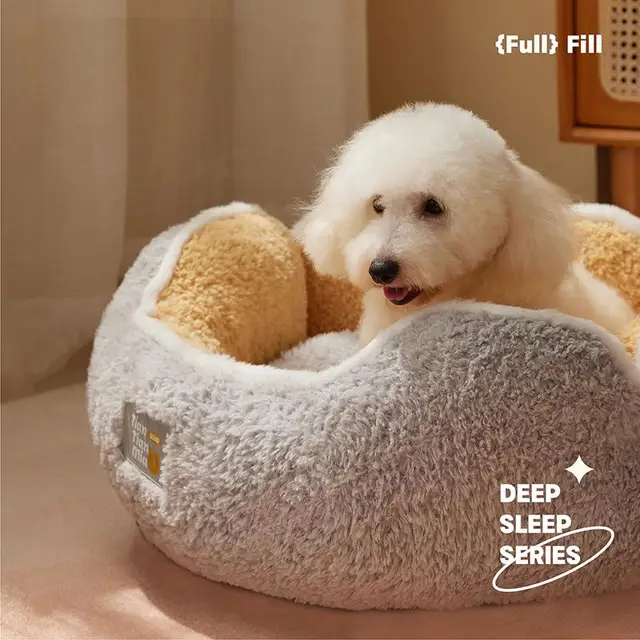 Super Cat Bed Warm Sleeping Cat Nest Soft Long Plush Best Pet Dog Bed for Dogs Basket Cushion Cat Bed Cat Mat Animals Sleeping 3