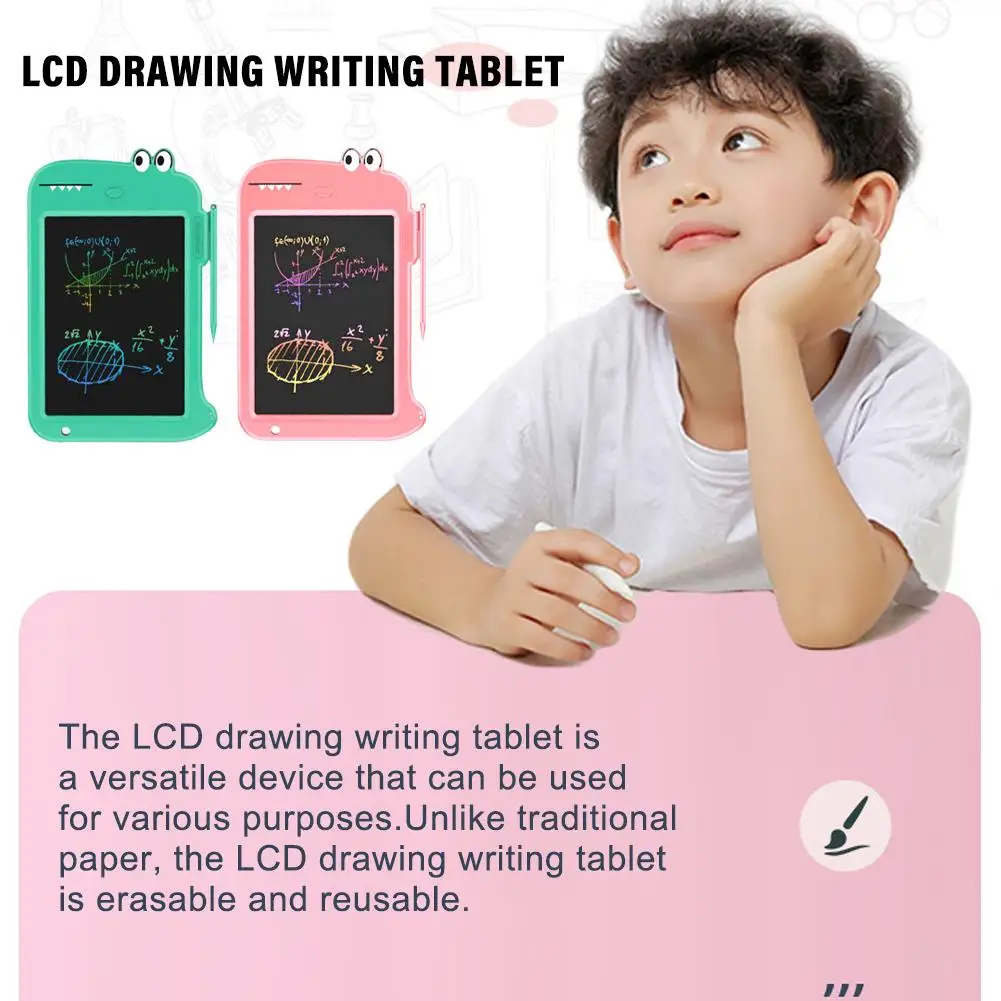 

Lcd Screen Writing Board Kids Drawing Tablet Pad Handwriting Erasable Graffiti Painting Cartoons Copy Gifts Toy Elect B2y2