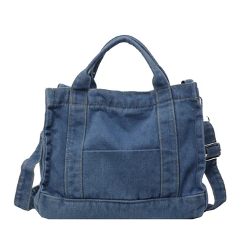 Fashion Luxury Women's Crossbody Bag Denim Fabric High Quality Women‘s Handbags Large Capacity Multi Functional Shouolder Bag