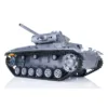 Metal 1/16 Mato Panzer III KIT RTR RC Tank Infrared Barrel Metal Color 1223 TH00655 4