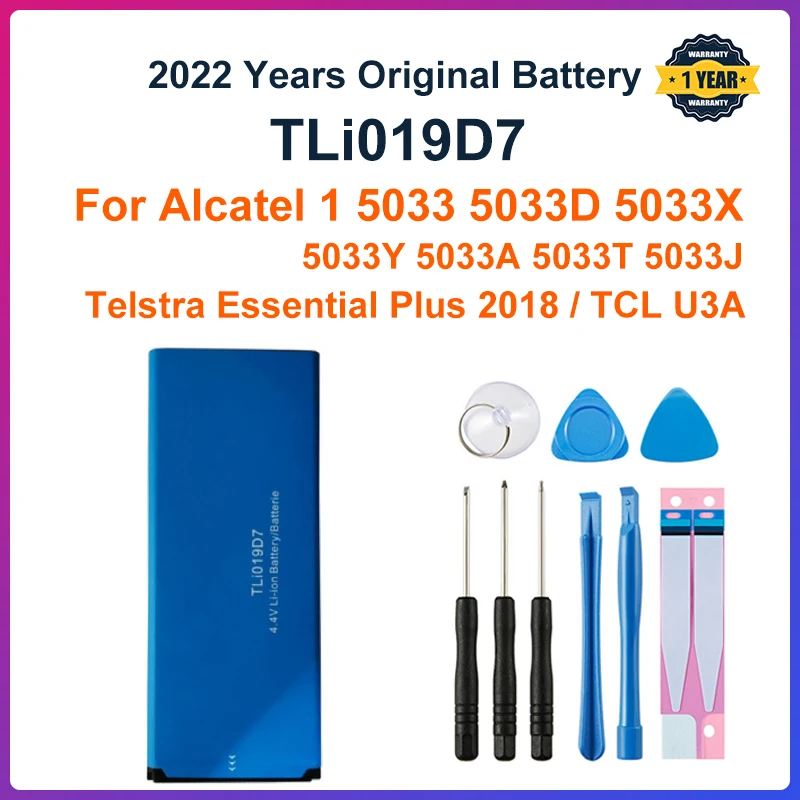 

3.85V 2000mAh TLi019D7 For Alcatel 1 5033 5033D 5033X 5033Y 5033A 5033T 5033J / Telstra Essential Plus 2018 / TCL U3A Battery