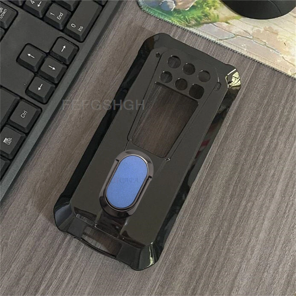 Durable TPU Silicone Phone Case with Back Ring Holder