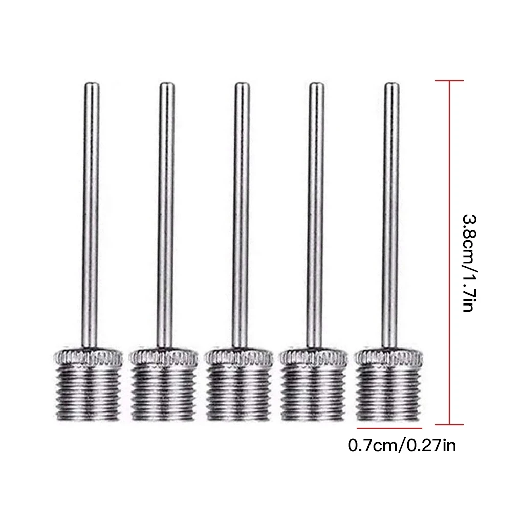 Ball Inflating Needle 10Pcs Ball Air Needle Stainless Steel Pump Pin Basketball Inflating Pump Needle Football Inflatable Air Valve Adaptors Nozzle