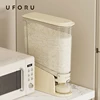 UFORU Press type rice drum household insect-proof moisture-proof sealed   food grade organize rice box 1
