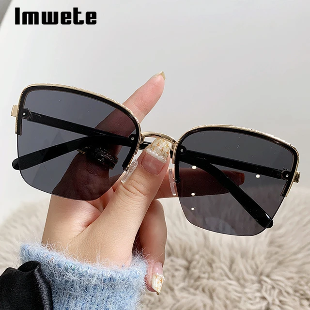 2023 INS Small Rectangle Sunglasses Women Oval Vintage Brand Designer  Square Sun Glasses For Women Shades Female Eyewear UV400