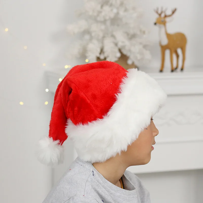 Christmas Decorations Upscale Gold Adult with Beard Santa Hat Cute Snowman Hat Navidad Decoracion Novedades