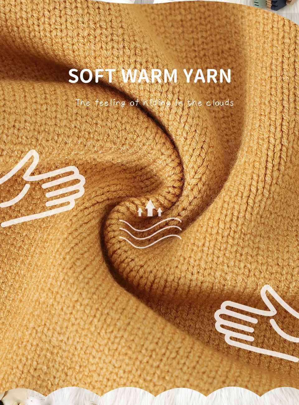 Nette Löwe Gestrickte Baby Pullover Infant Junge Mädchen Pullover Top Rundhals Langarm Herbst Winter Neugeborenen Oberbekleidung Warme Kleidung – Detail 2