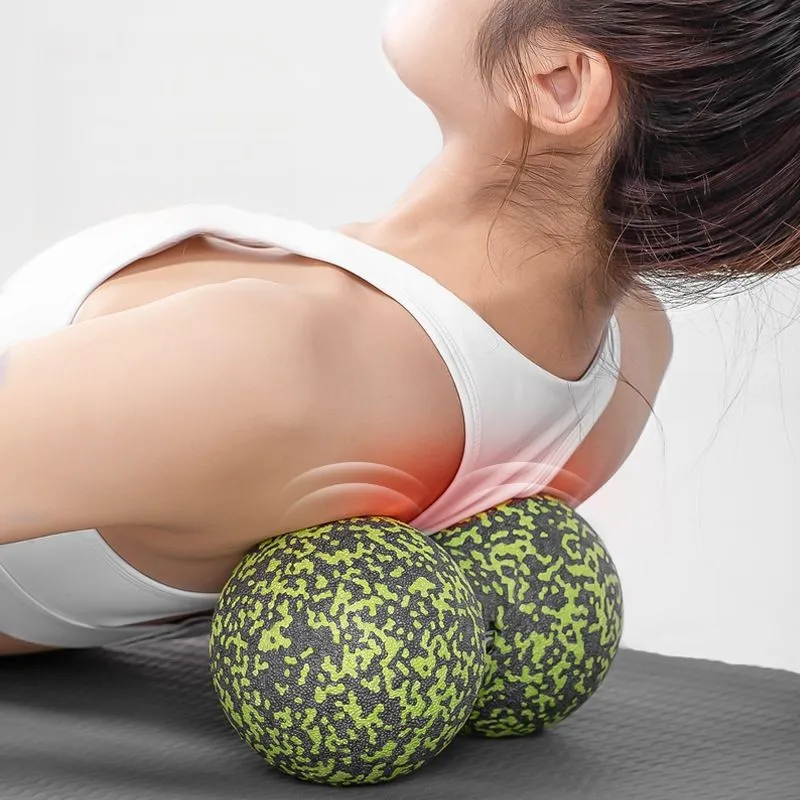 EPP Massage Ball Yoga Gym For Fitness Medical Exercise Peanut Fascia Roller Back Foot Cervical Spine Rehabilitation epp yoga ball peanut massage