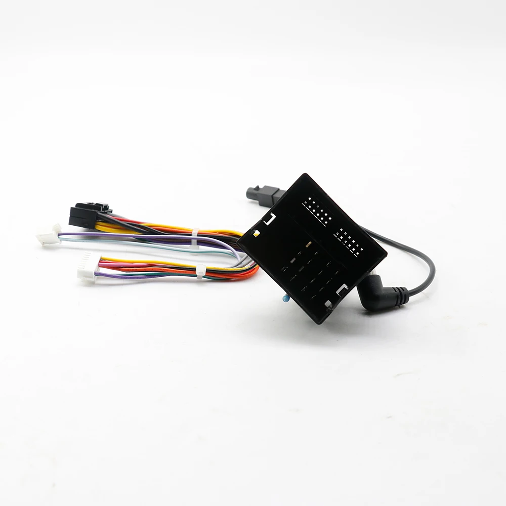 thumbnail image 2 of SKYFAME Car 16pin Wiring Harness Adapter Canbus Box Decoder Android Radio 6m Power Cable For Bmw E39 E53 X5 5 Series 2 of 10