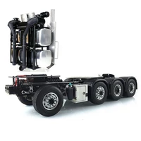 1/14 Scale LESU 8X8 Metal Chassis 3Speed Gearbox RC 1851 3363 Tractor Truck for Remote Control Tamiyaya Toys for Adult Th15091 1
