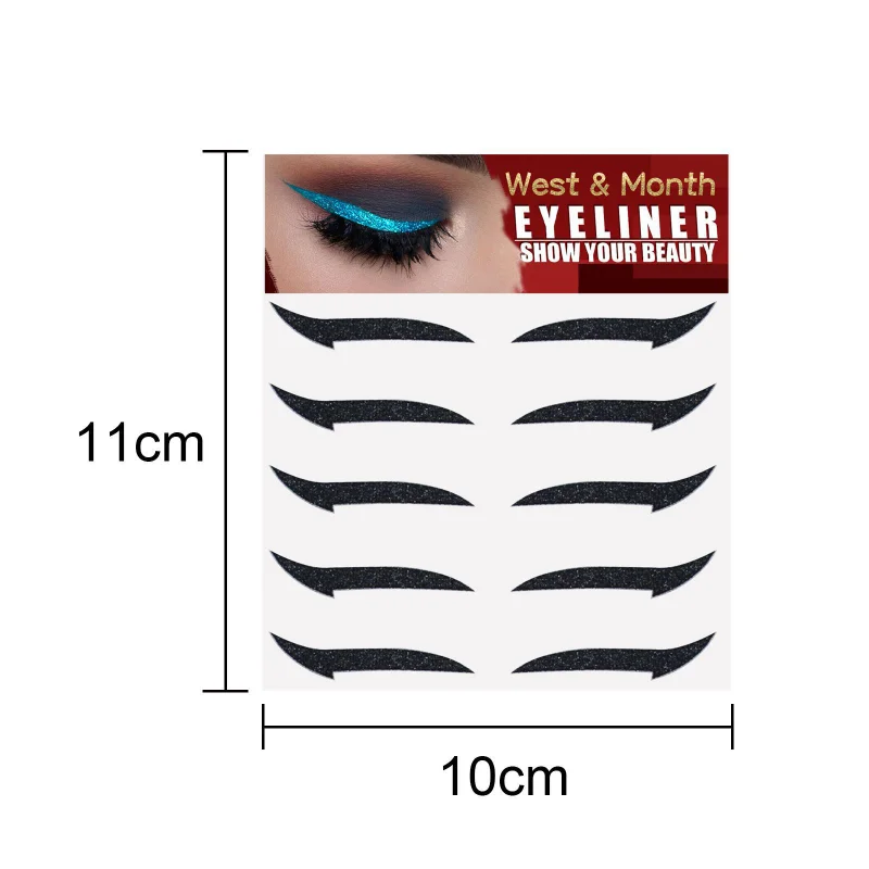 European and American Stage Makeup Eyeliner Sticker Self-adhesive Party Club Eye Shadow Sticker Convenient Fast