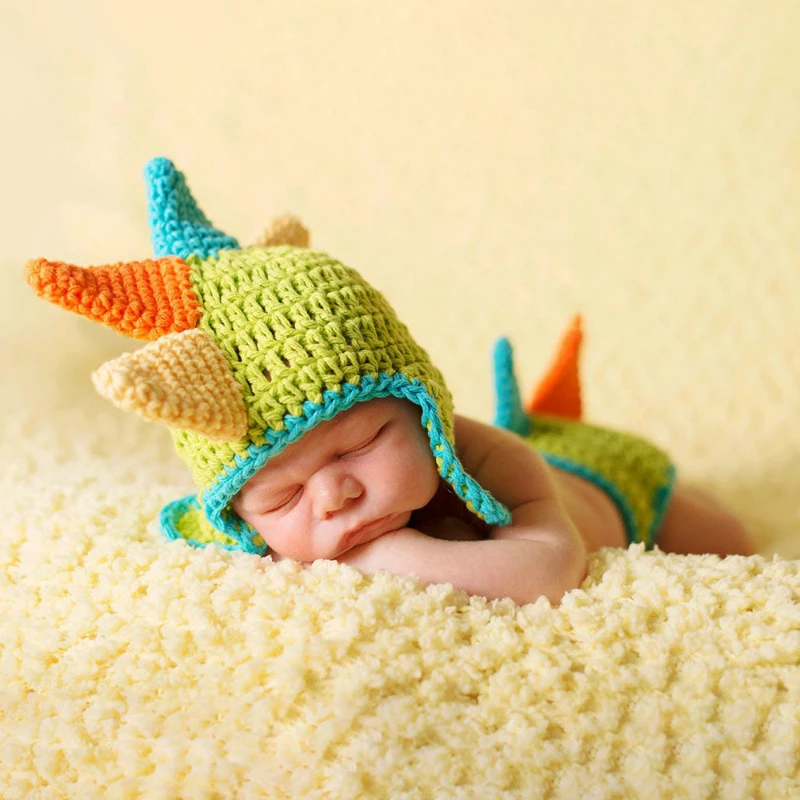 Feito à mão do bebê infantil sereia malha de algodão roupas de crochê  fotografia adereços e figurinos recém-nascido roupas de arte Set -  AliExpress