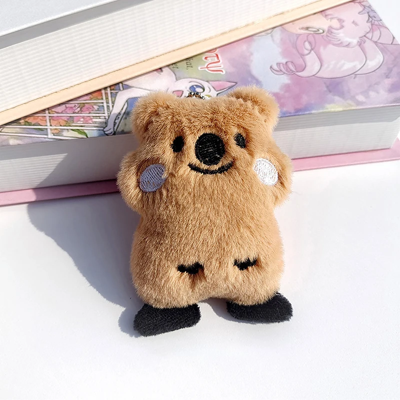 Nuovo Simpatico Peluche Koala Portachiavi Giocattolo Peluche Koala Bambola Giocattoli Imitazione Pelliccia Di Coniglio Soffice Zaino Ciondolo Ragazza 