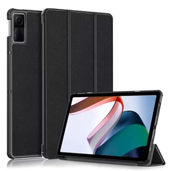 Elegant Magnetic Smart PU Leather Folding Stand Cover for Redmi Pad SE 2023 (Black)