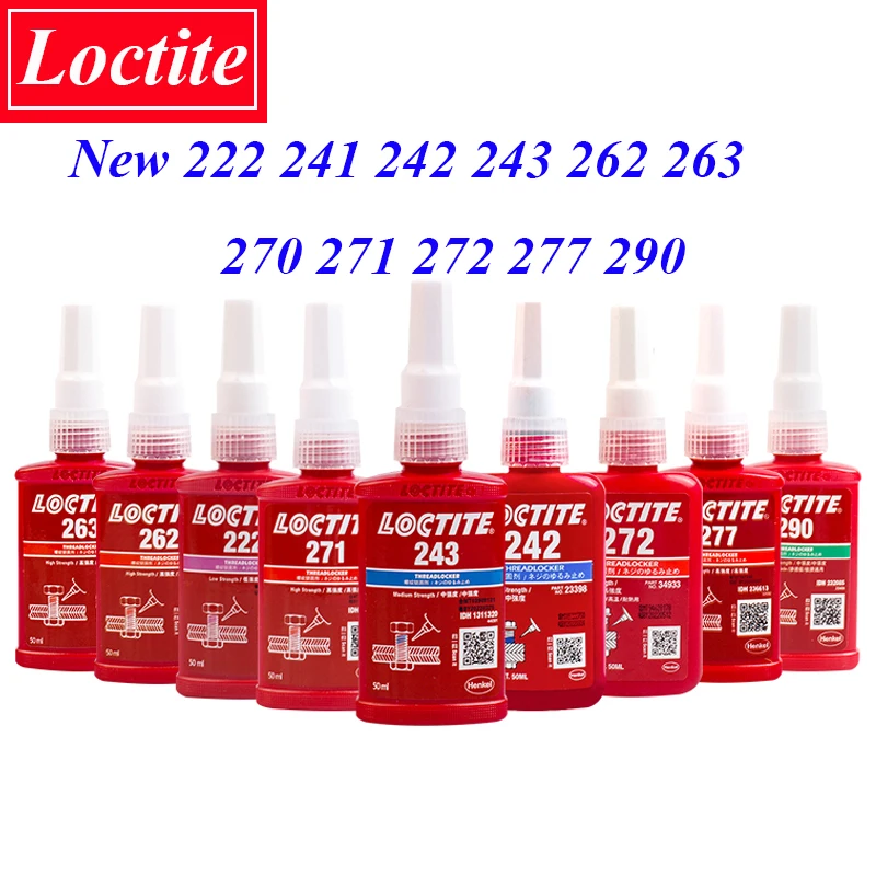 50 мл/250 новый обновленный клей Loctite 243 242 222 262 263 270 271 272 277 винтовой Клей Резьба