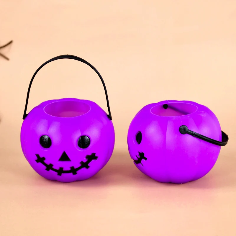 14-Piece Mini Halloween Candy Bucket Set - Pumpkin, Ghost, Skull, Cauldron Designs For Trick Or Treat Party