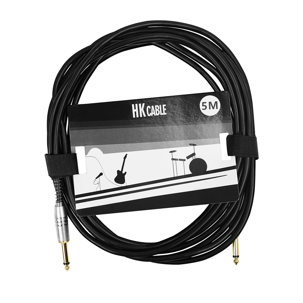 Premium Noise-Reduction Guitar Audio Cable - 10/6/3M | High-Quality Instrument Connection Cord