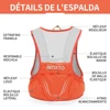 Inoxto Men Lightweight Running Backpack Moisturizing Vest Suitable for Bicycle Marathon Hiking Bag Ultra-light Portable Water 4