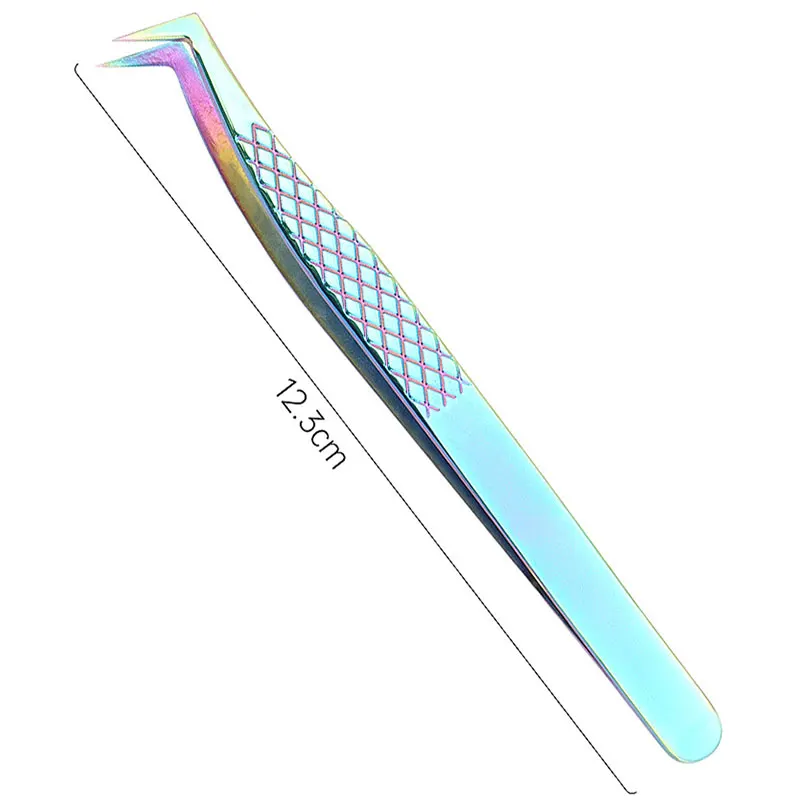 6A-SA Eyelash Tweezers Anti-static Stainless Steel Superhard 3D/6D Volume Fan Lash Tweezer Eyelash Extension Supples 6