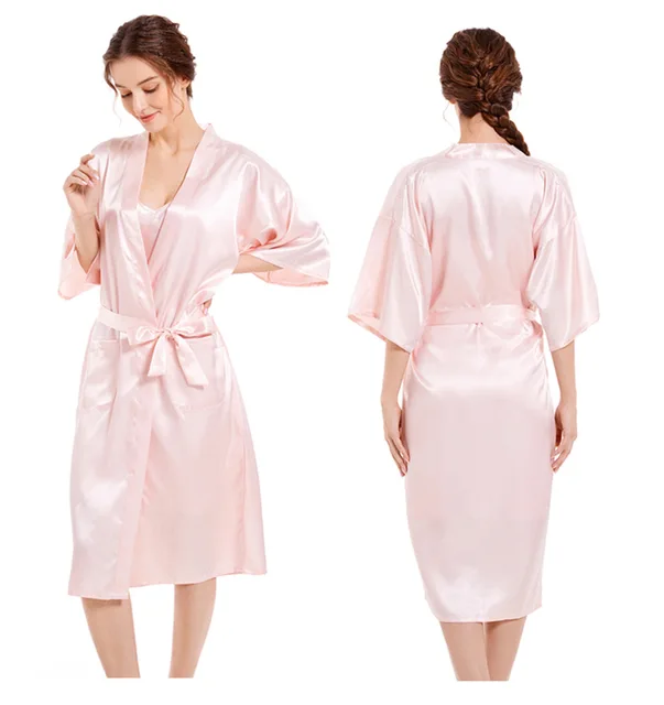 Ensemble pyjama sexy en satin pour femme, robe de pyjama soyeuse, chemise de nuit, 2 pièces