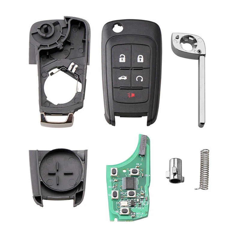 Eye4Techs Replacement Flip Key Fob For GMC Terrain 2016 - Compatible With FCC OHT01060512 & Part Numbers 13504199, 13574863 - View #4