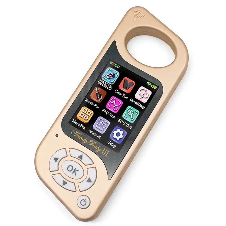 

A +++ JMD Handy Baby III 3 2023 автоматический ключ программатор инструмент бесплатно 96 бит 48 функциональная Wifi версия для 4D/46/48/G/King чип