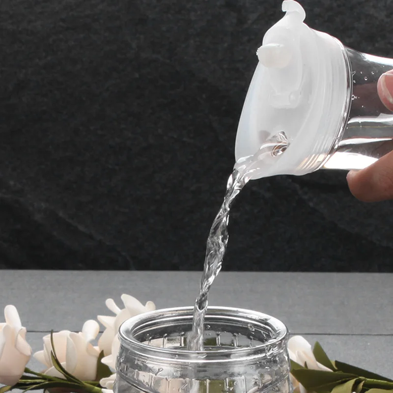 Water Bottle Plastic Water Bottle Transparent Food Grade Plastic Water Juice Ice Tea Jug With Lid