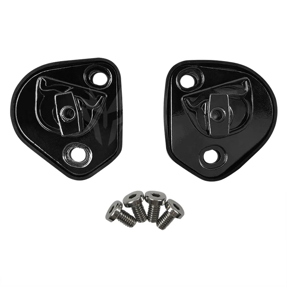 Motorcycle Helmet Accessories A Pair of Pivot Kit Base Plate Four Screws AGV Pista GP R GP RR Helmet Accessories scooter rearview mirror screw,helmet visor tooth