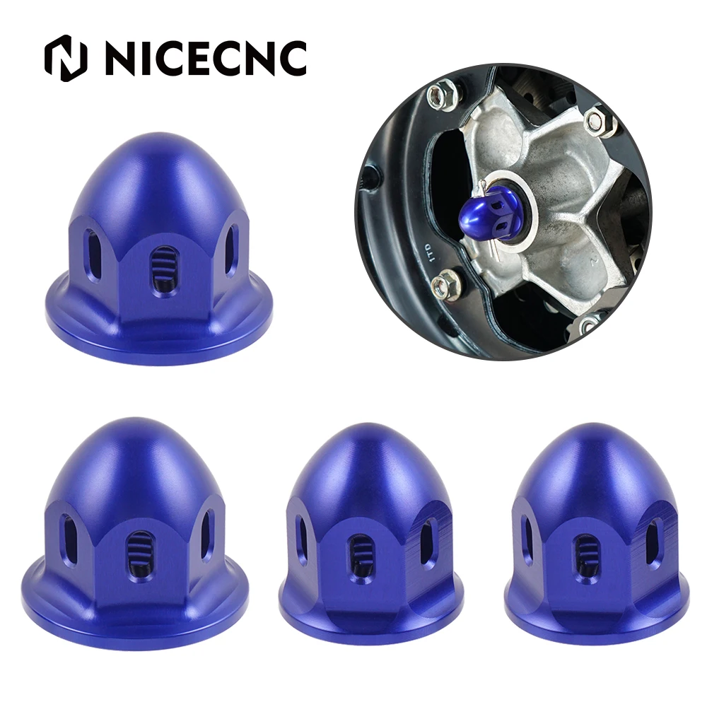NICECNC Front Spindle Nuts Axle Nut For Yamaha RAPTOR 700 2007 2010