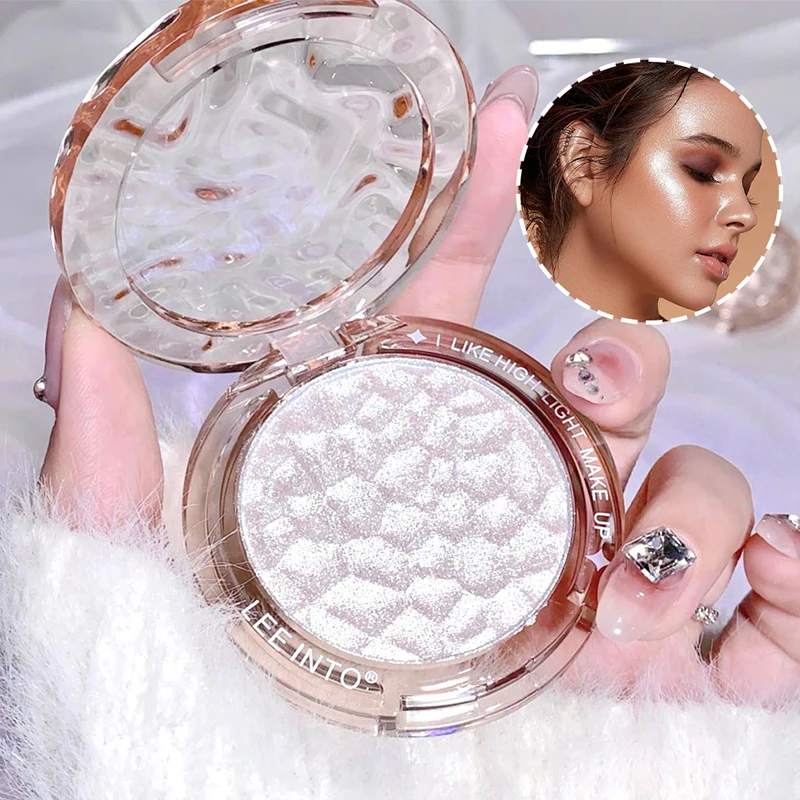 High gloss powder gloss glitter highlight contour palette