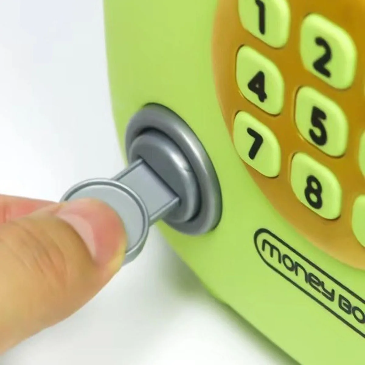 Childrens Frog Bank Money Box Combination Lock