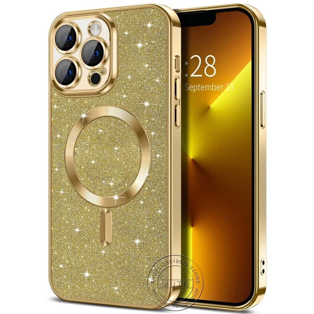 Sparkling Glitter Bumper Case with Wireless Charging