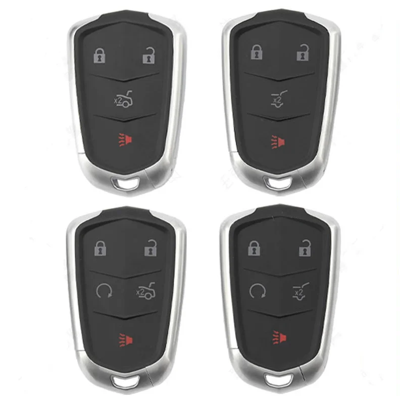 4/5 Buttons Replacement Remote Key Shell for Cadillac SRX XTS ATS XT4 XT5 CT6 CTS Key Fob Case With Blade Car Accessories key case car key shell key cover folding car key shell fob cover key fob replacement