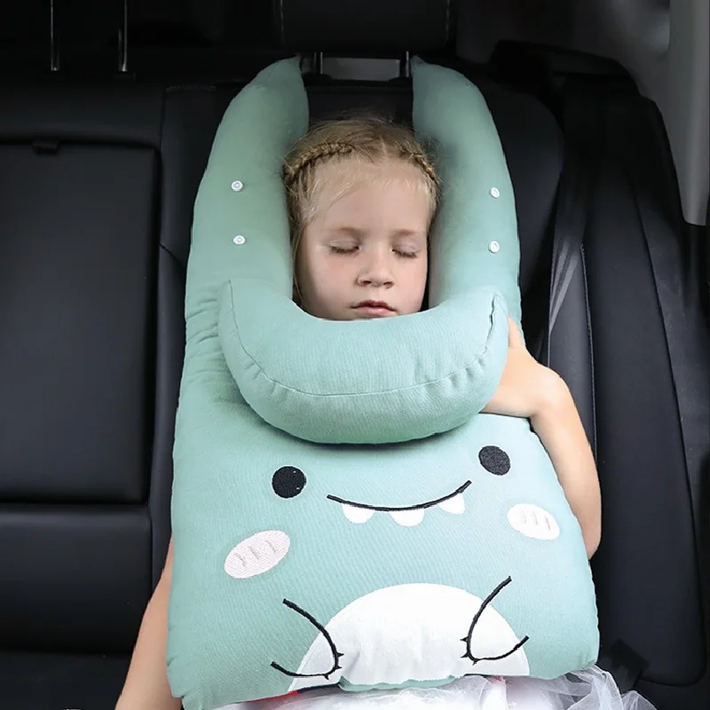 

Comfortable Kids Neck Travel Pillow for Children and Babies - Perfect Car Seat Pillow for Head Support During Travel