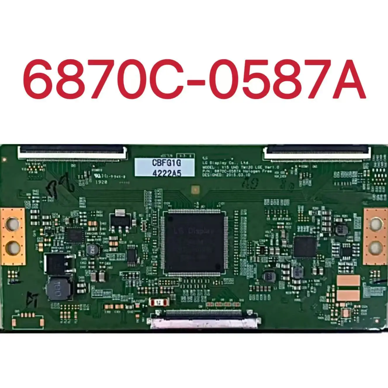 새  로직 보드 6870C-0587A V15 UHD TM120 LGE Vey1.0
